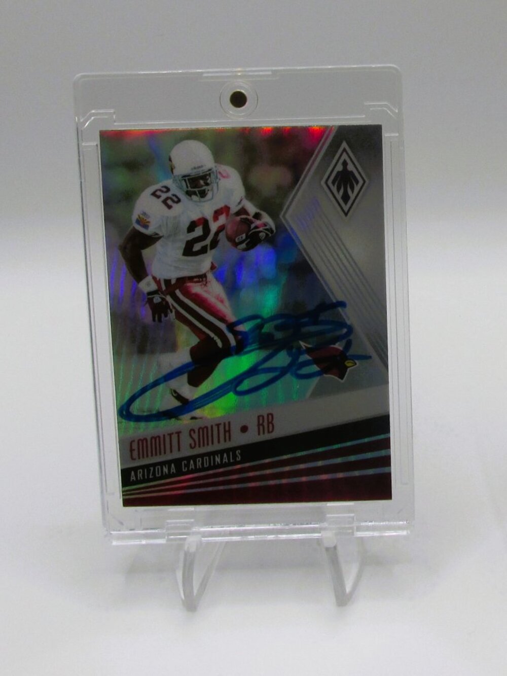 Emmitt Smith Signed Card With COA (PC484958) (Cardinals)